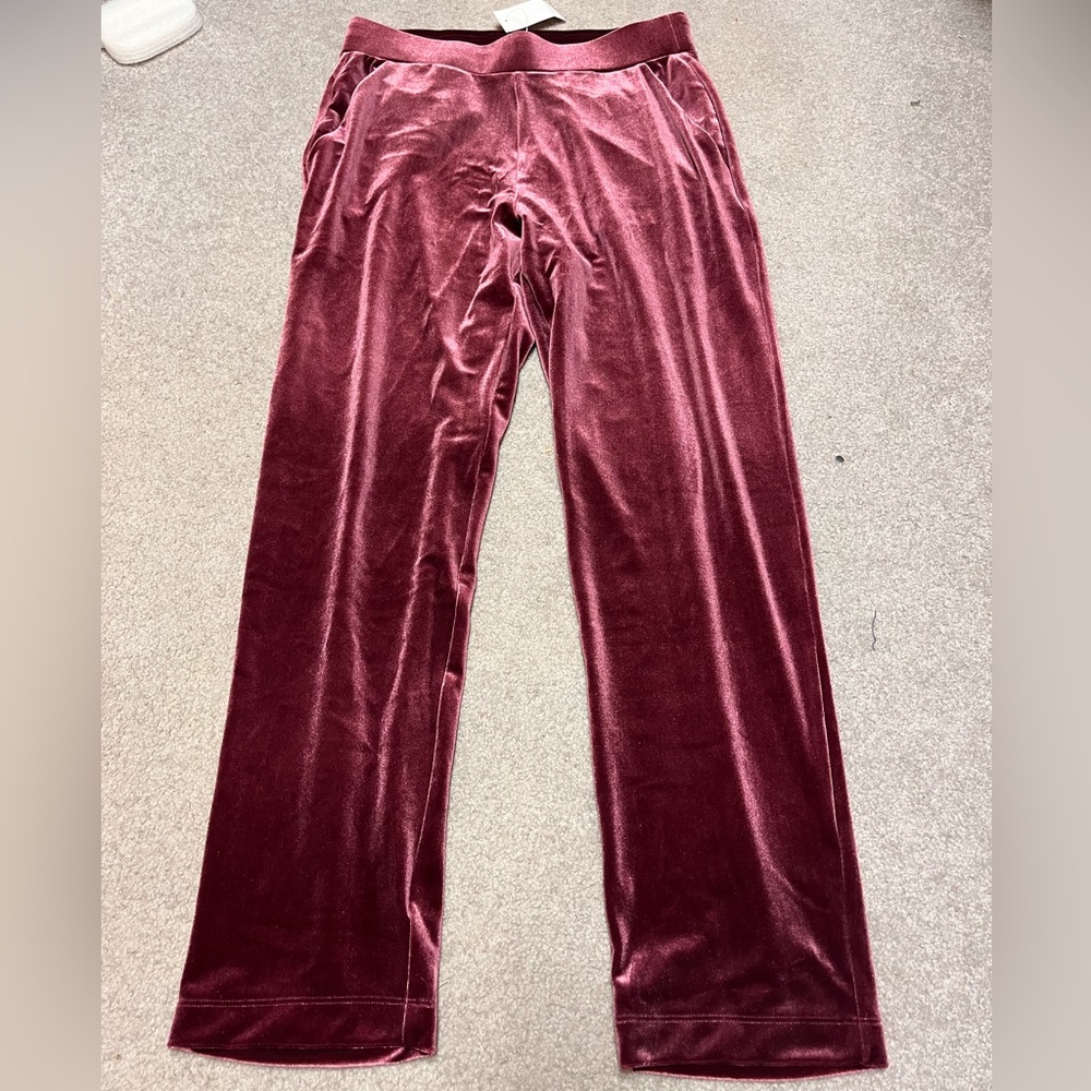 Loft pull/on Velvet Pants, small